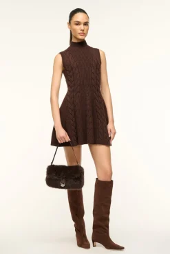 STAUD HARLOW FAUX FUR BAG> The Evening Edit|Shoulder