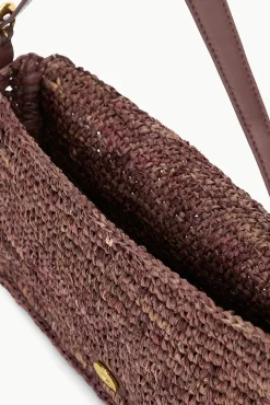 STAUD HARLOW RAFFIA BAG><noscript><img width=