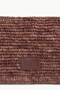 STAUD HARLOW RAFFIA BAG><noscript><img width=