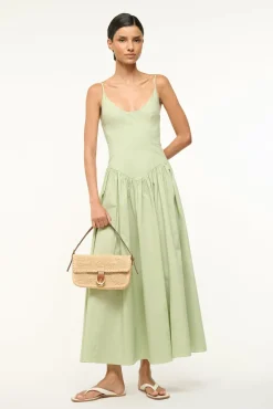 STAUD HARLOW RAFFIA BAG NATURAL TAN> Swim|Shoulder