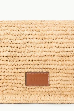 STAUD HARLOW RAFFIA BAG NATURAL TAN><noscript><img width=
