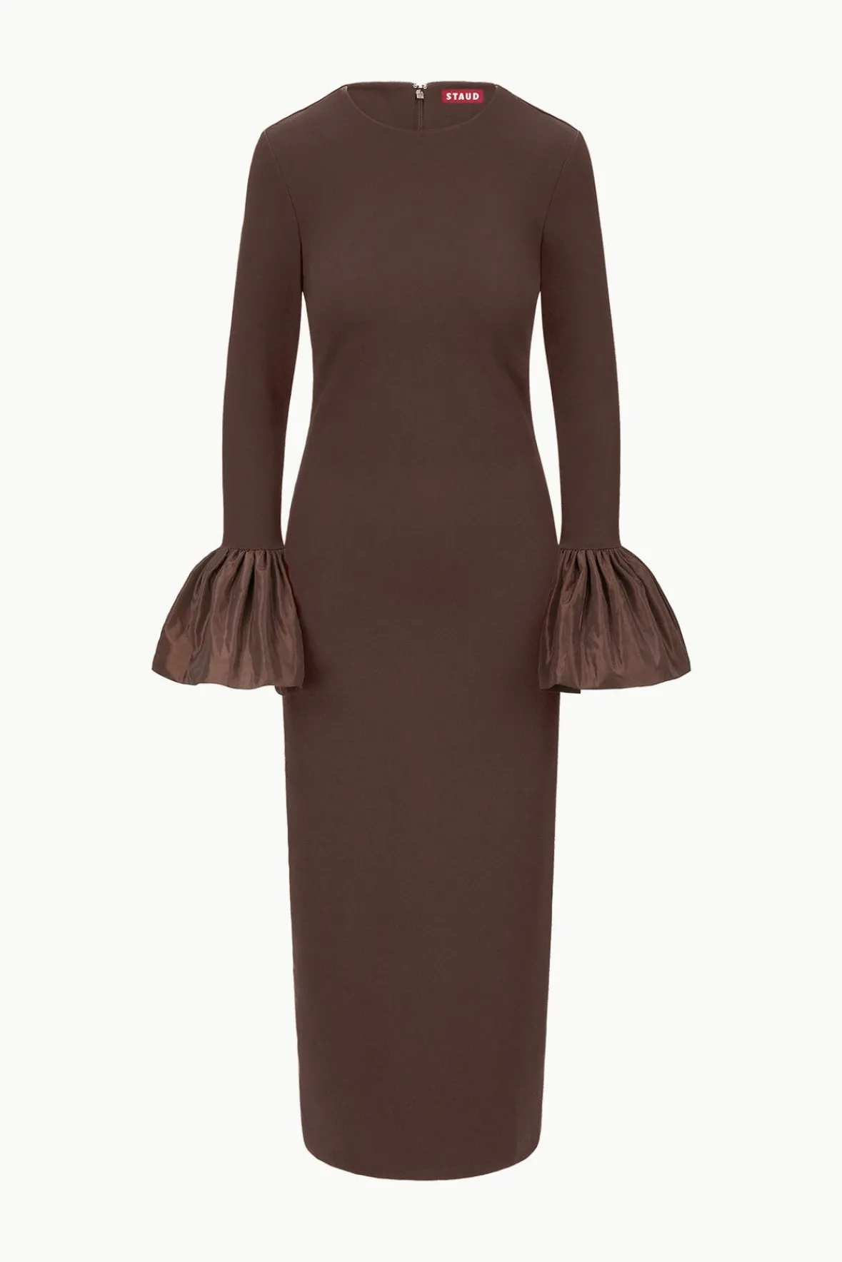 STAUD HAWTHORNE MAXI DRESS DARK CHOCOLATE> The Evening Edit|Maxi Dresses