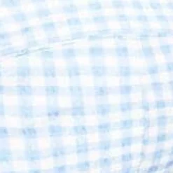 STAUD JO BALCONETTE BIKINI TOP SKY MICRO CHECK><noscript><img width=