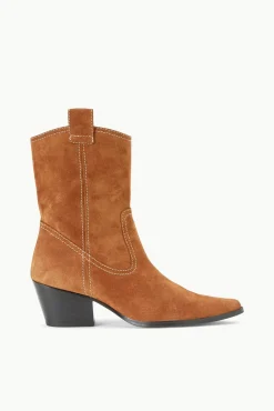 STAUD JUNE BOOT TAN SUEDE> Boots