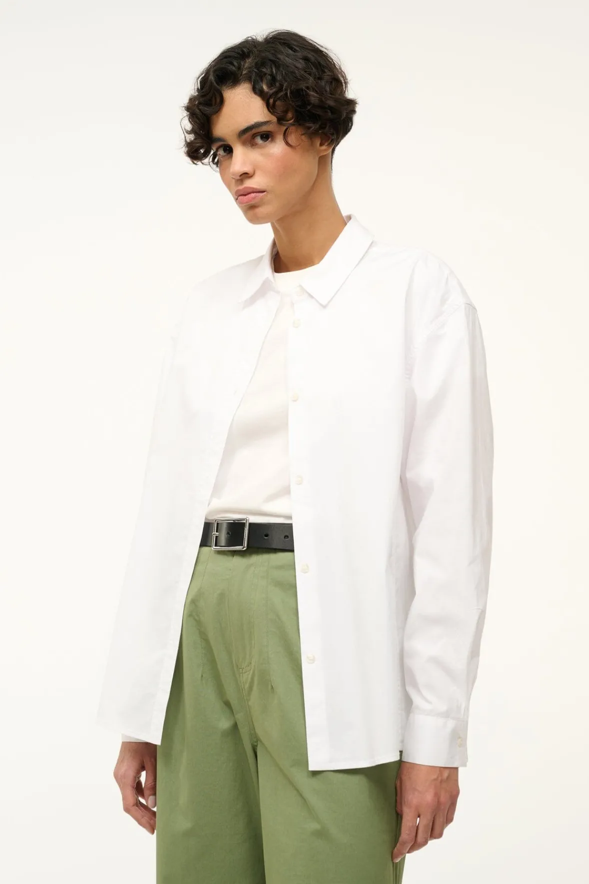 STAUD KELLY SHIRT> Tops
