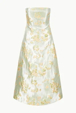 STAUD KENNEDY DRESS METALLIC BLOOM><noscript><img width=