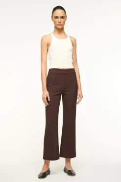 STAUD KNACK PANT DARK CHOCOLATE> Pants & Shorts
