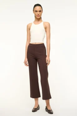 STAUD KNACK PANT DARK CHOCOLATE><noscript><img width=