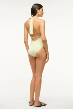 STAUD LA JOLLA ONE PIECE PALE JADE> Swim|One Pieces