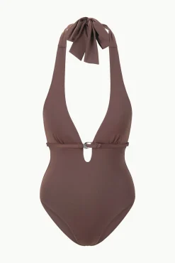 STAUD LA JOLLA ONE PIECE DARK CHOCOLATE><noscript><img width=