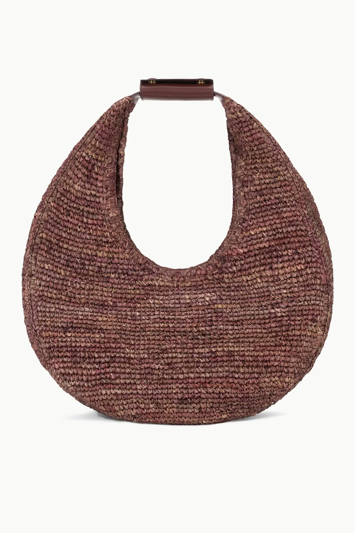 STAUD LARGE RAFFIA MOON TOTE BAG> Swim|Totes