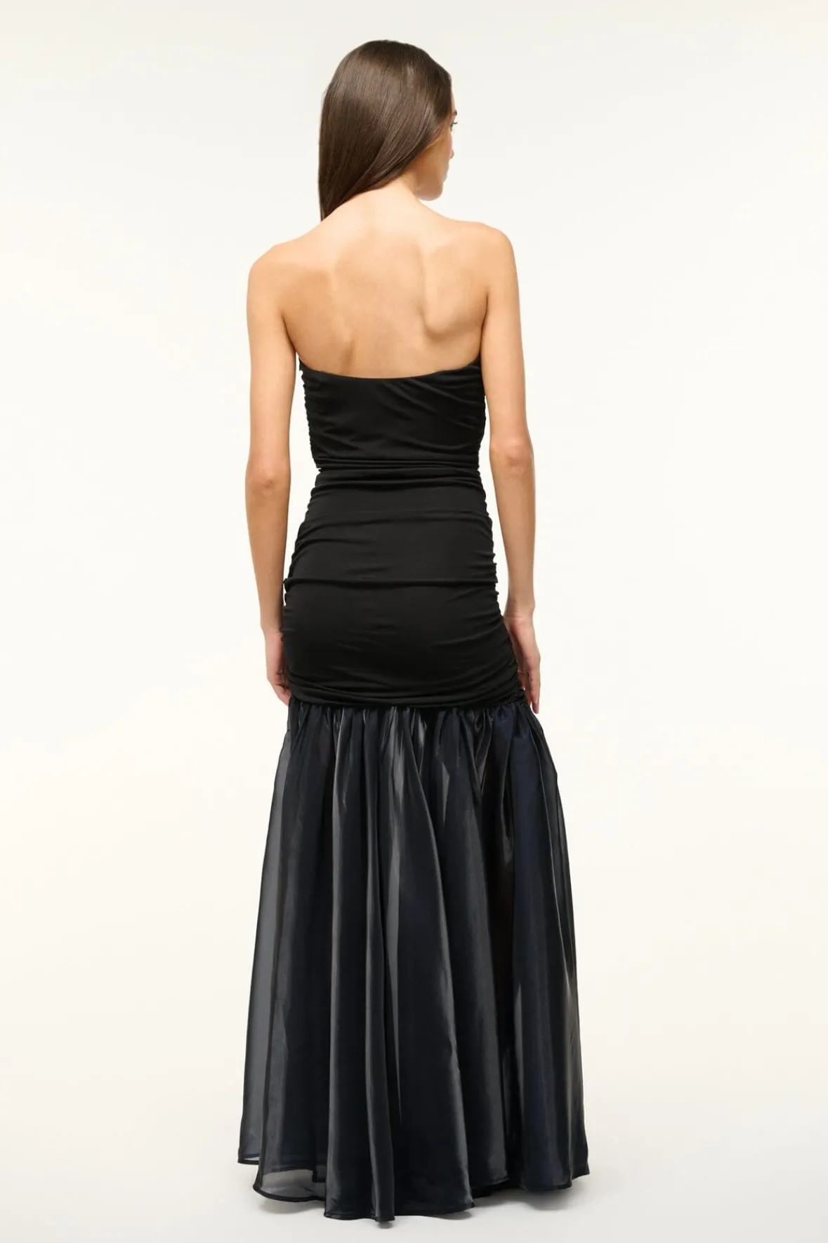 STAUD LIYA DRESS BLACK NAVY> The Evening Edit