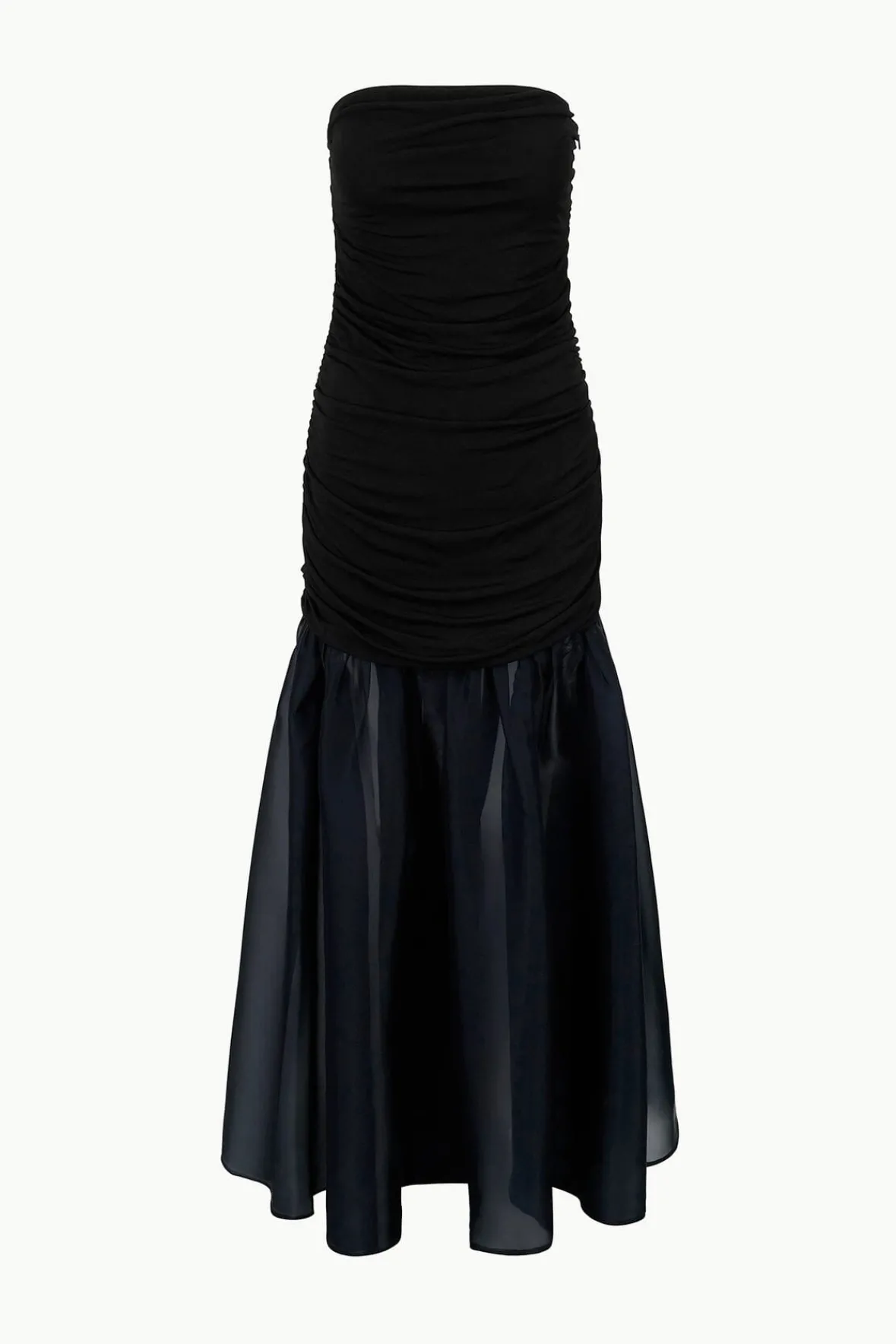 STAUD LIYA DRESS BLACK NAVY> The Evening Edit
