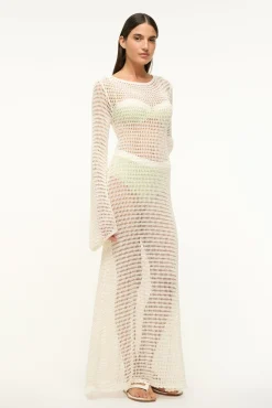 STAUD LORENA DRESS> Swim|Cover-ups