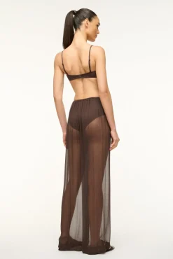 STAUD LUKE PANT DARK CHOCOLATE><noscript><img width=