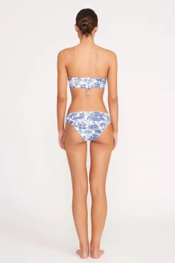 STAUD MALA BIKINI TOP BLUE TOILE><noscript><img width=