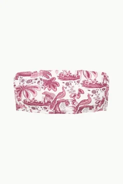 STAUD MALA BIKINI TOP BORDEAUX TOILE><noscript><img width=
