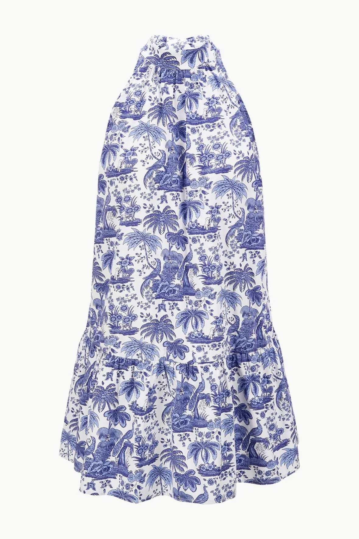 STAUD MARLOWE DRESS BLUE TOILE> Mini Dresses|Dresses