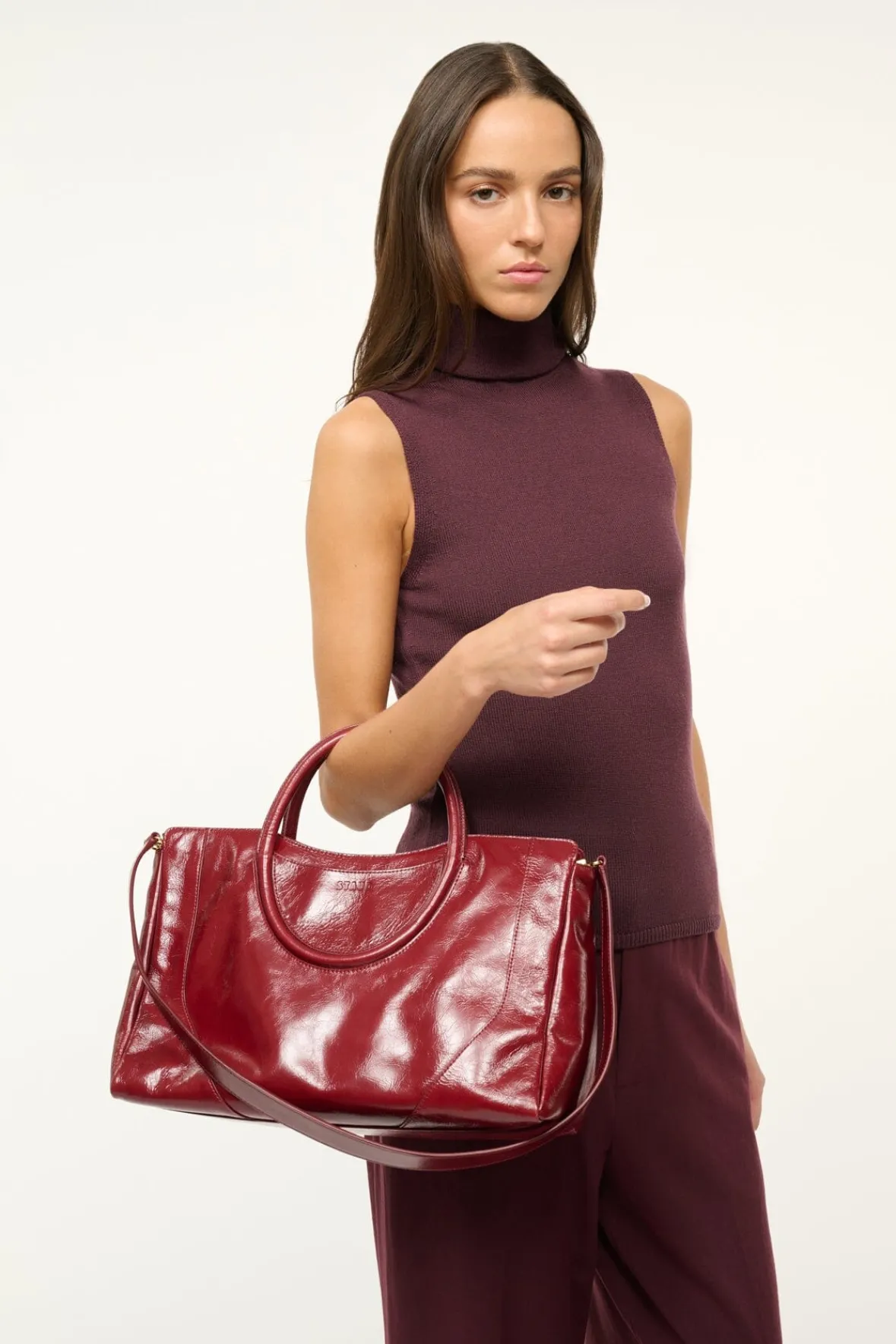 STAUD MAUDE SATCHEL> Carryalls