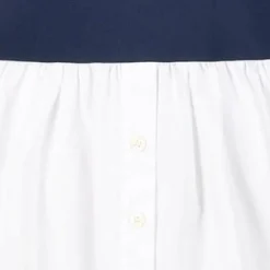 STAUD MICHELLE DRESS WHITE NAVY><noscript><img width=