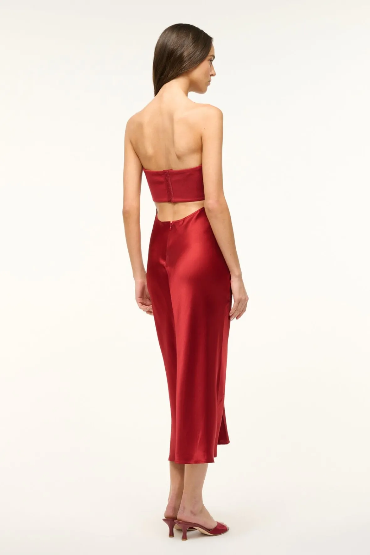 STAUD MIDI WAYFARING DRESS> The Evening Edit