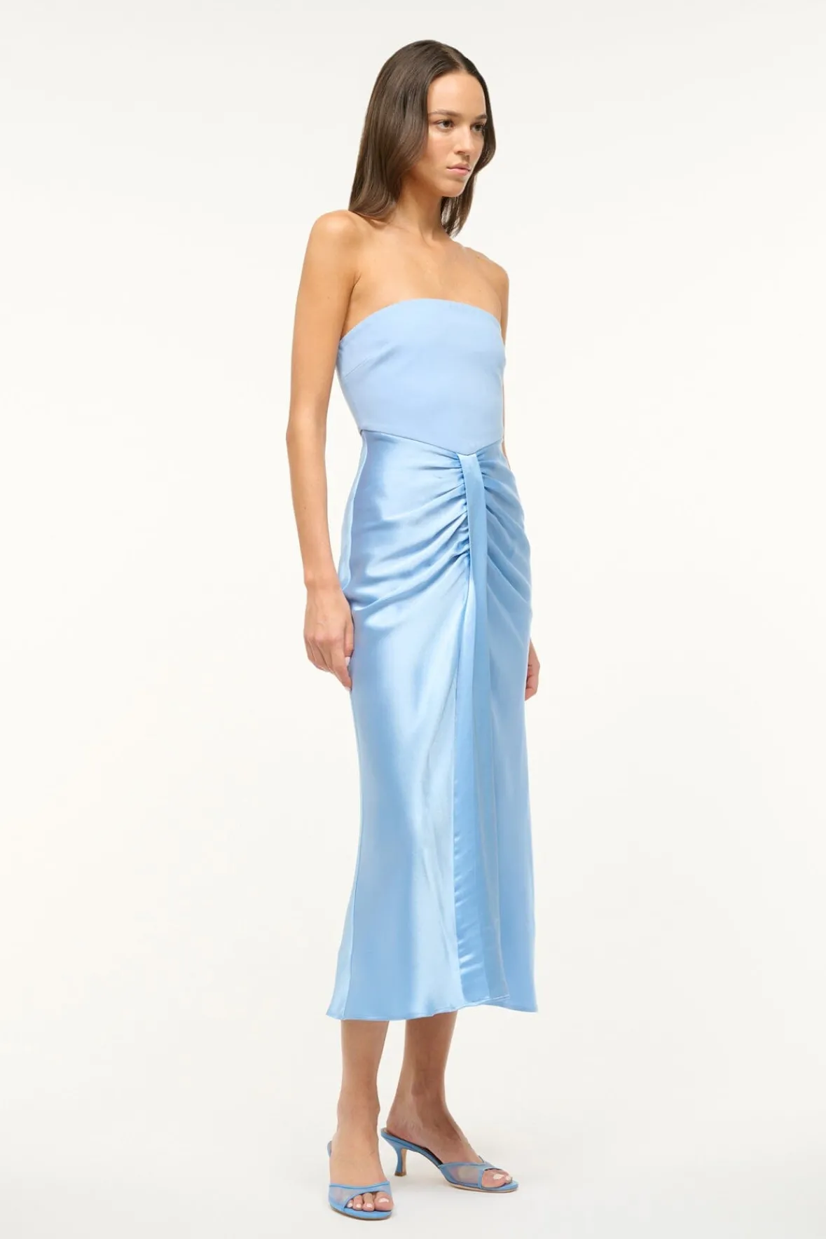 STAUD MIDI WAYFARING DRESS> The Evening Edit