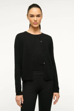 STAUD MIDNIGHT CASHMERE CARDIGAN><noscript><img width=