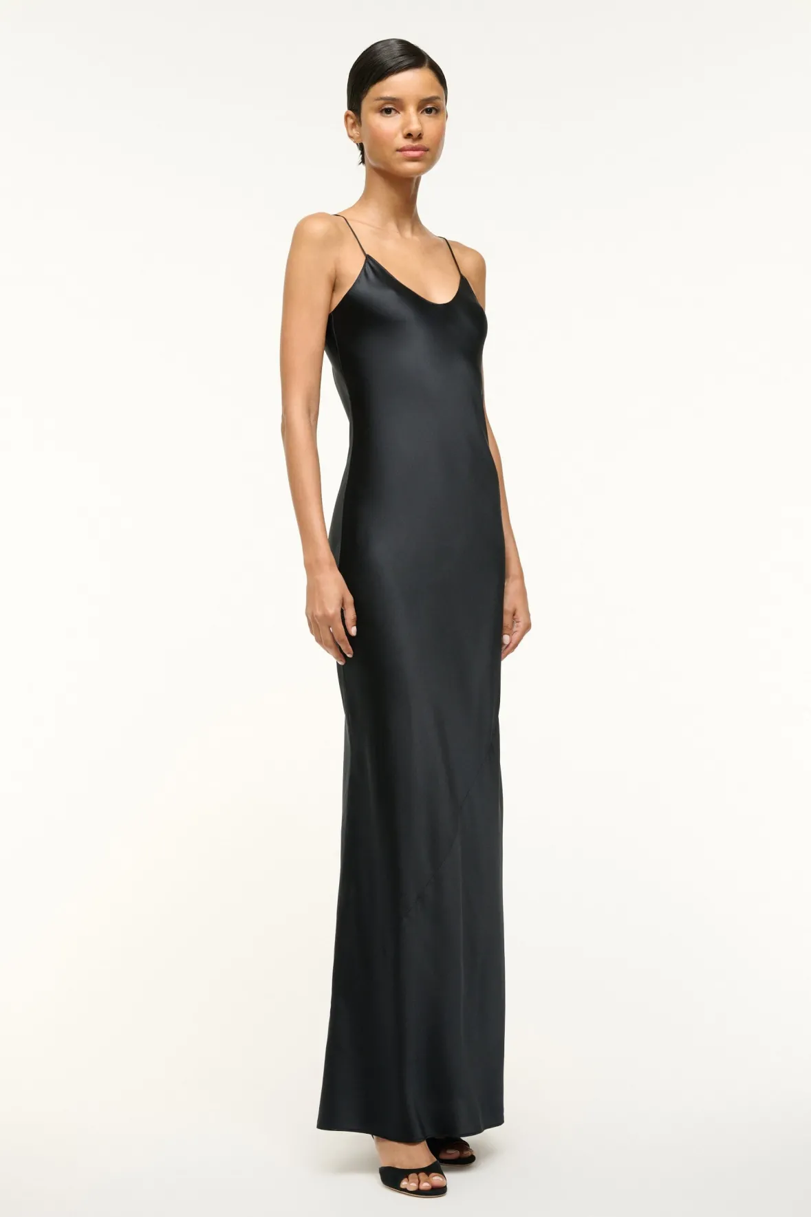 STAUD MILNER SILK SLIP DRESS> Maxi Dresses|Dresses
