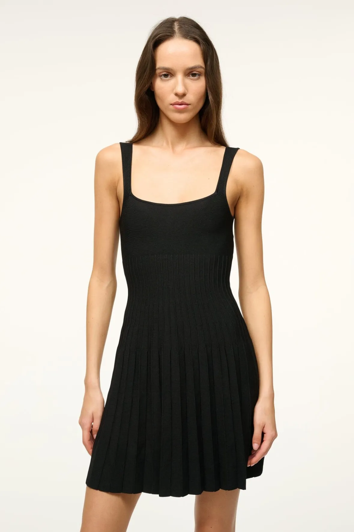 STAUD MINI ELLISON DRESS> Knit Dresses|Mini Dresses