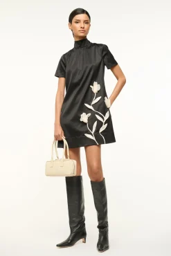 STAUD MINI ILANA DRESS SATIN> The Evening Edit|Mini Dresses