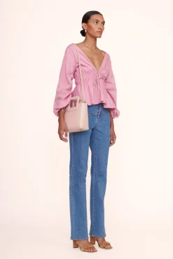STAUD MINI SHIRLEY LEATHER BAG |><noscript><img width=