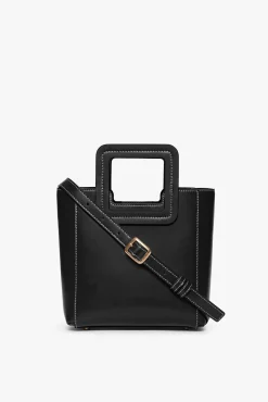 STAUD MINI SHIRLEY LEATHER BAG |> Totes|Crossbody