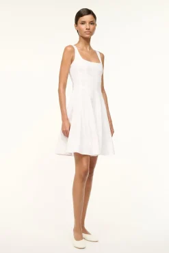 STAUD MINI WELLS DRESS> Mini Dresses|Dresses