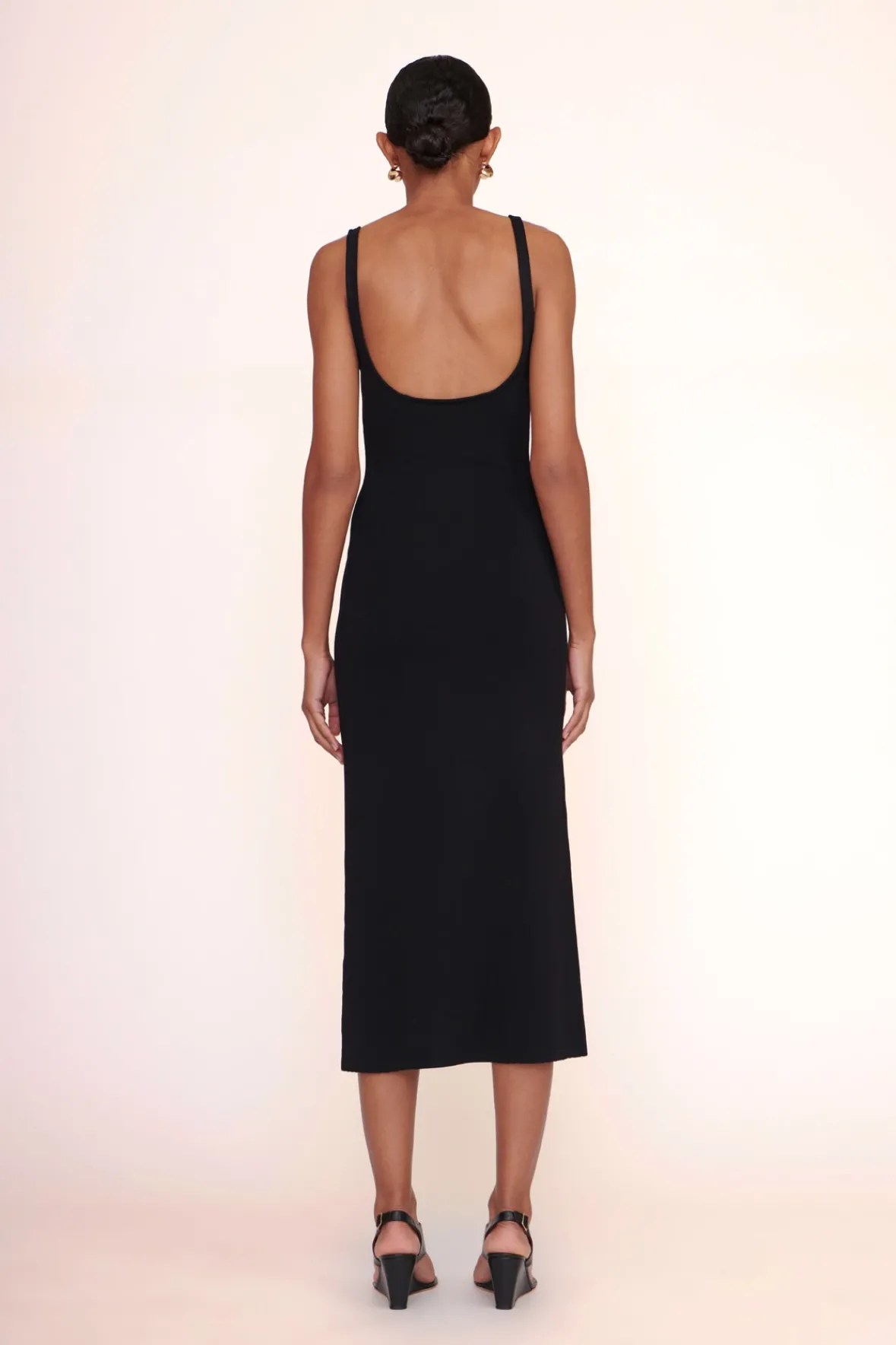STAUD PAITYN DRESS> Knit Dresses|Midi Dresses