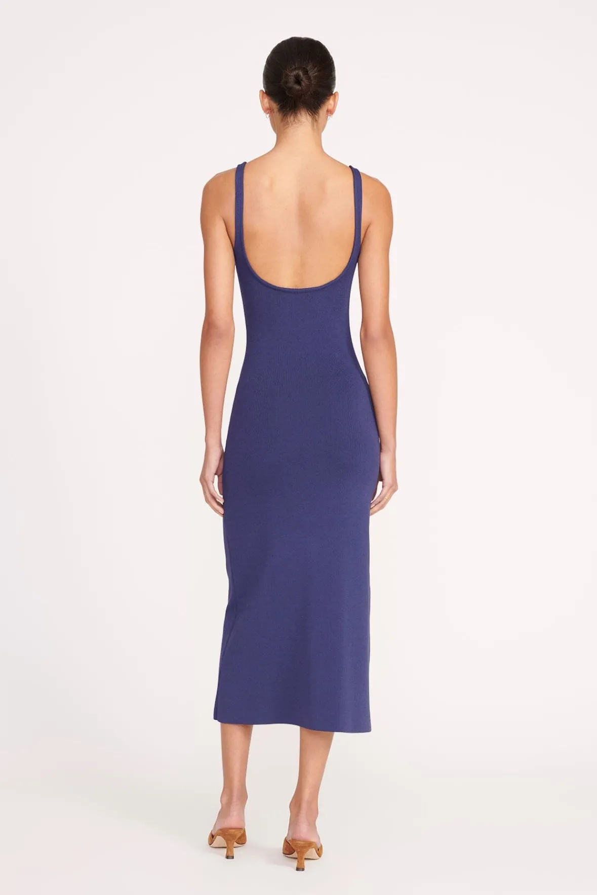 STAUD PAITYN DRESS> Knit Dresses|Midi Dresses