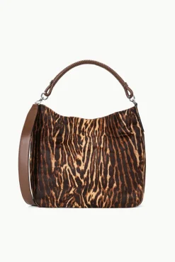 STAUD PERRY HOBO LADY LEOPARD CACAO> Totes|Carryalls