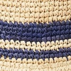 STAUD RITA BUCKET HAT NATURAL NAVY><noscript><img width=