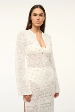 STAUD ROSSLARE DRESS> Swim|Cover-ups