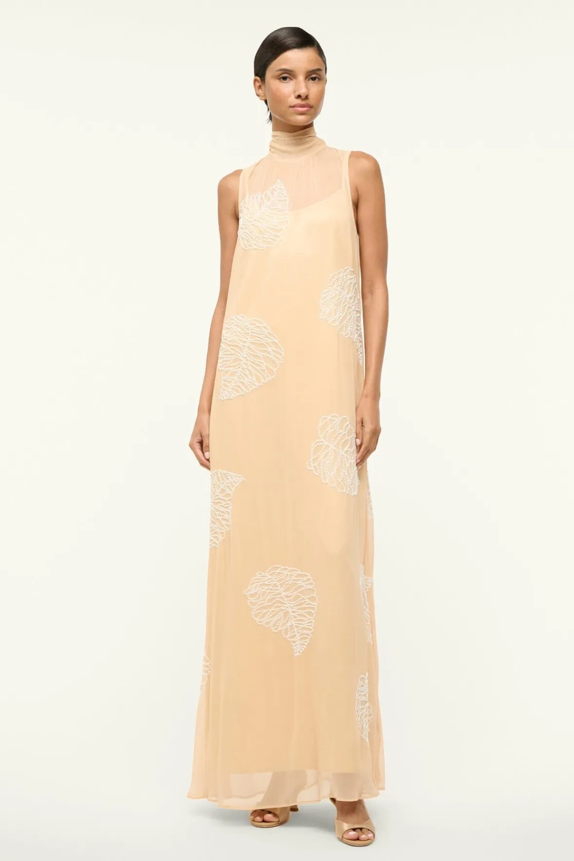 STAUD RUBI DRESS SANDY PALM> Maxi Dresses|Dresses