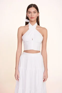 STAUD SEA SKIRT | WHITE><noscript><img width=