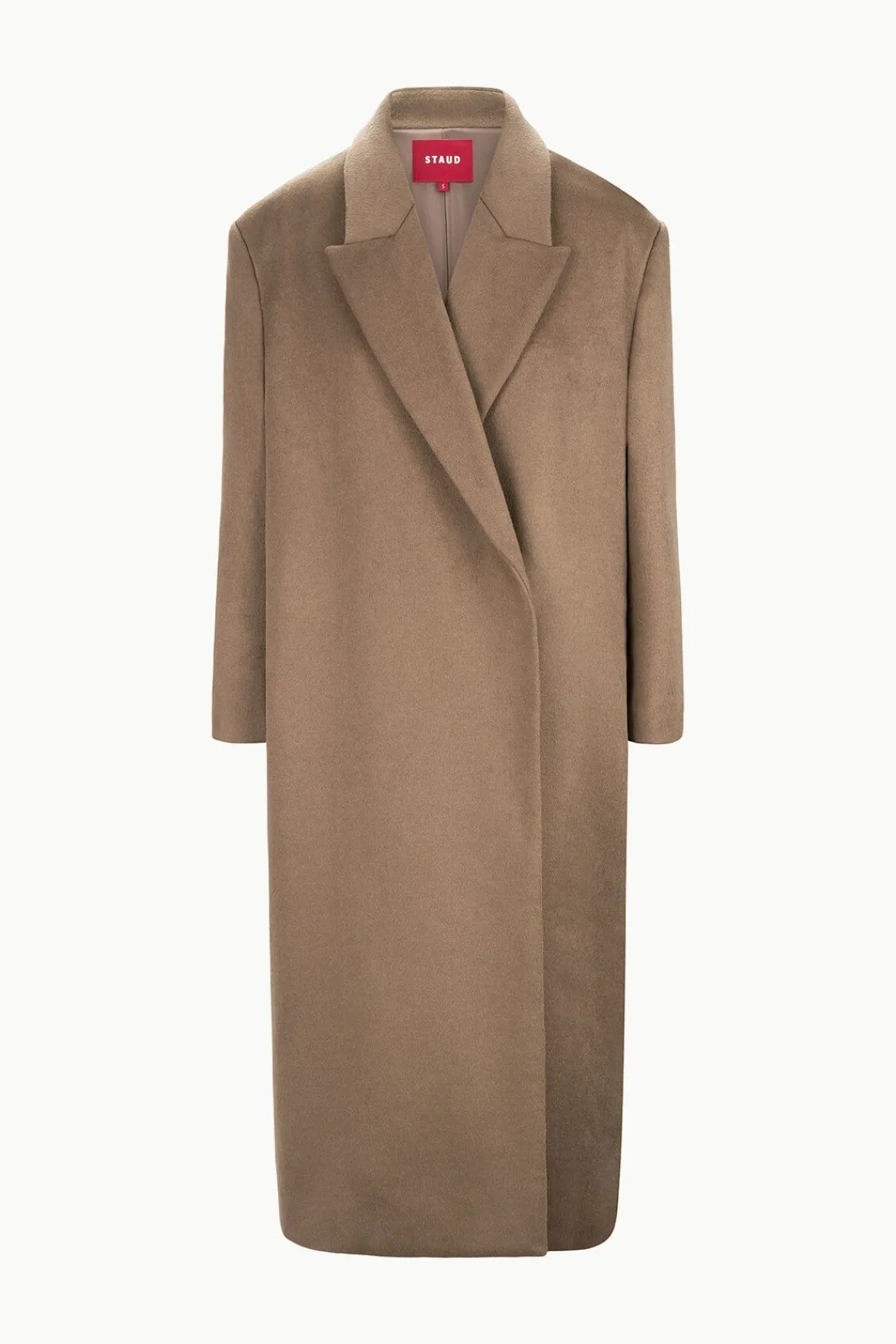 STAUD SERGE COAT DEEP TAUPE> Outerwear & Jackets