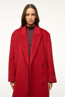 STAUD SERGE COAT> Outerwear & Jackets