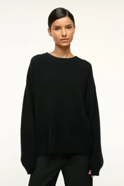 STAUD SERRANO CASHMERE RELAXED CREW> Sweaters