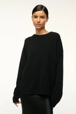 STAUD SERRANO CASHMERE RELAXED CREW><noscript><img width=