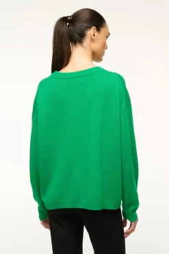 STAUD SERRANO CASHMERE RELAXED CREW><noscript><img width=