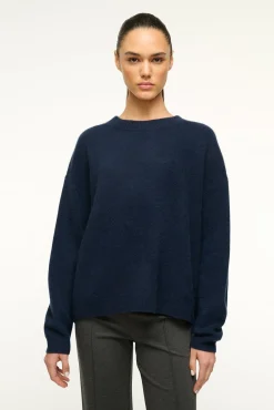 STAUD SERRANO CASHMERE RELAXED CREW> Sweaters