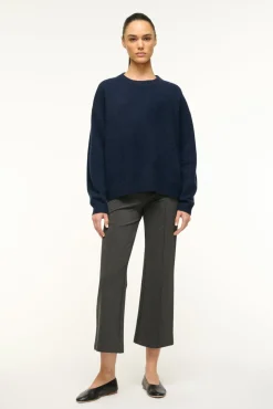 STAUD SERRANO CASHMERE RELAXED CREW> Sweaters