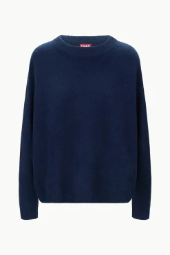 STAUD SERRANO CASHMERE RELAXED CREW><noscript><img width=