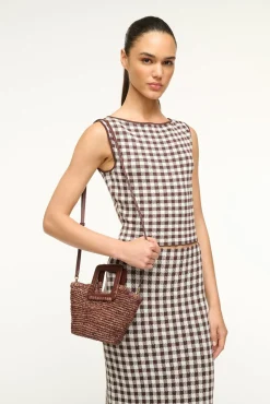 STAUD SHIRLEY RAFFIA MINI BUCKET><noscript><img width=