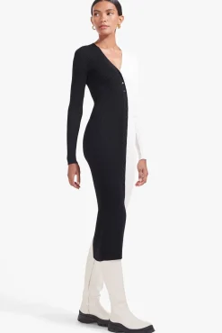 STAUD SHOKO SWEATER | BLACK WHITE><noscript><img width=